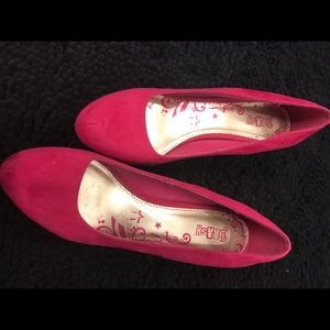 Really Cute Pink Suedelike Heels